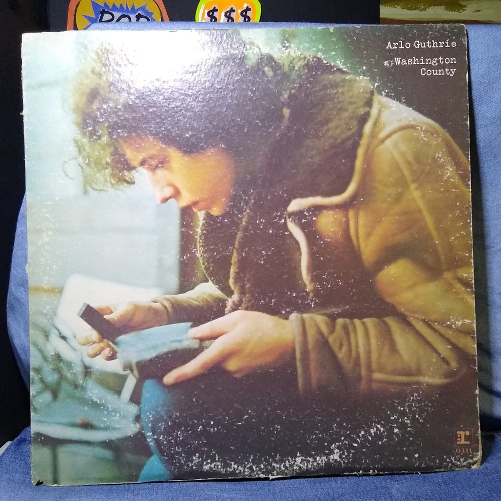 Arlo Guthrie Washington County 1970 Vinyl record w/poster